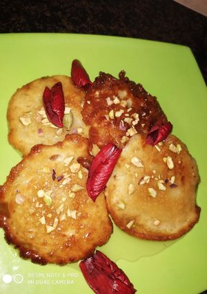 A picture of Malpua recipe.
