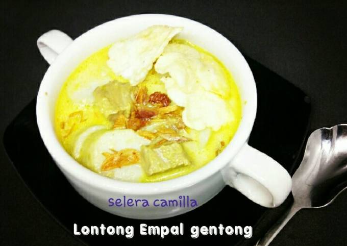 Resep Lontong Empal Gentong Anti Gagal