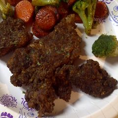 Chicken fried pork loin low carb A picture of Chicken fried pork loin low carb.