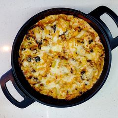 A picture of Cauliflower cheese.