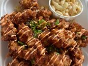 A picture of asian chicken cups