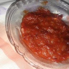 A picture of Homemade pizza sauce.