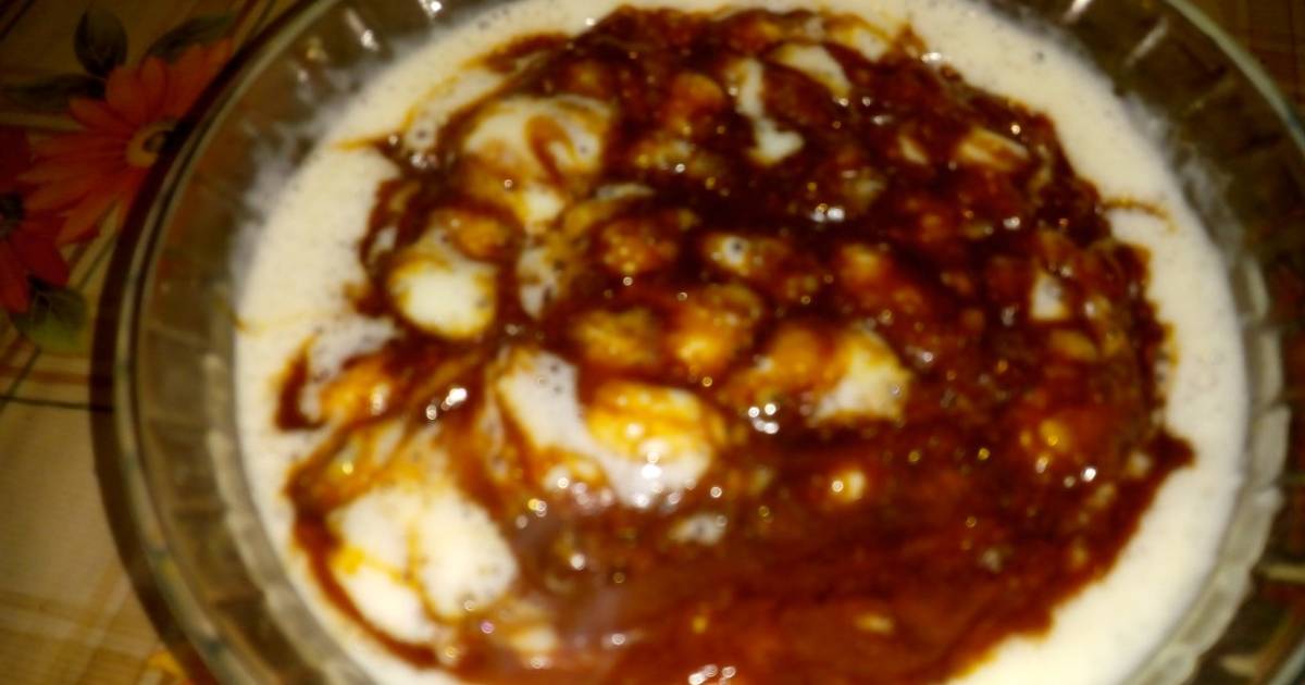 Crema de Maizena con Caramelo Receta de Mariela Pereira - Cookpad