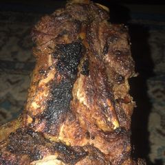 Roasted lamb A picture of Roasted lamb.