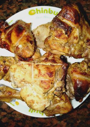 صورة لوصفة تتبيلة الفراخ الشيش في الفرن ⁦🍗