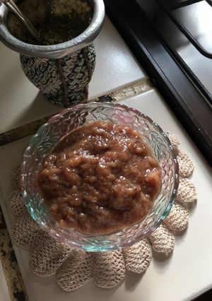 Una foto de Dulce de durazno light