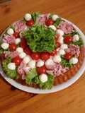 Crostata salata con prosciutto cotto e mozzarelline