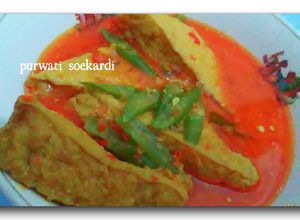 Foto resep Sayur tahu dan buncis bersantan