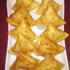 Paneer samosa A picture of Paneer samosa.