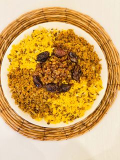 عکسی از دستور عدس پلو