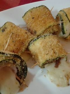 Una foto de Rollitos de Calabacín