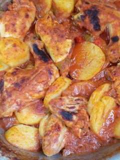صورة لوصفة صينية بطاطس بالفراخ 🐔🥘🥔