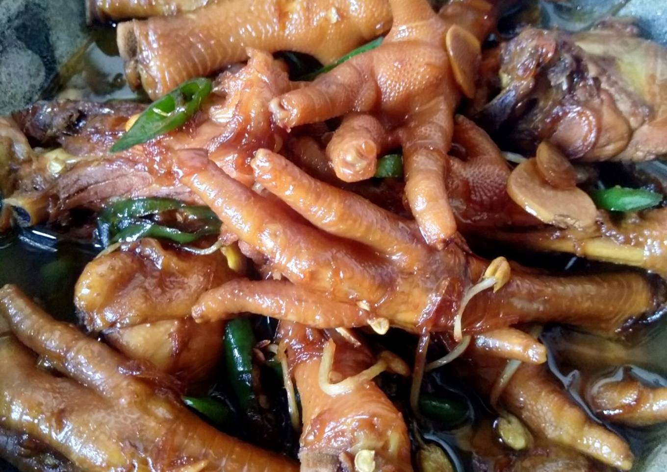 Ceker Ayam Kecap Ijo Ale