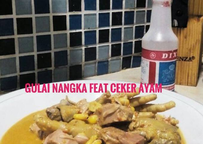 Cara Buat Gulai Nangka feat Ceker Ayam Bahan Sederhana