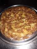 Tortilla de papas y cebolla