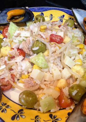 Una foto de Ensalada fresca de arroz