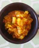 Watermelon rind curry