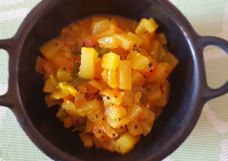 Watermelon rind curry