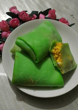Foto resep pancake mangga
