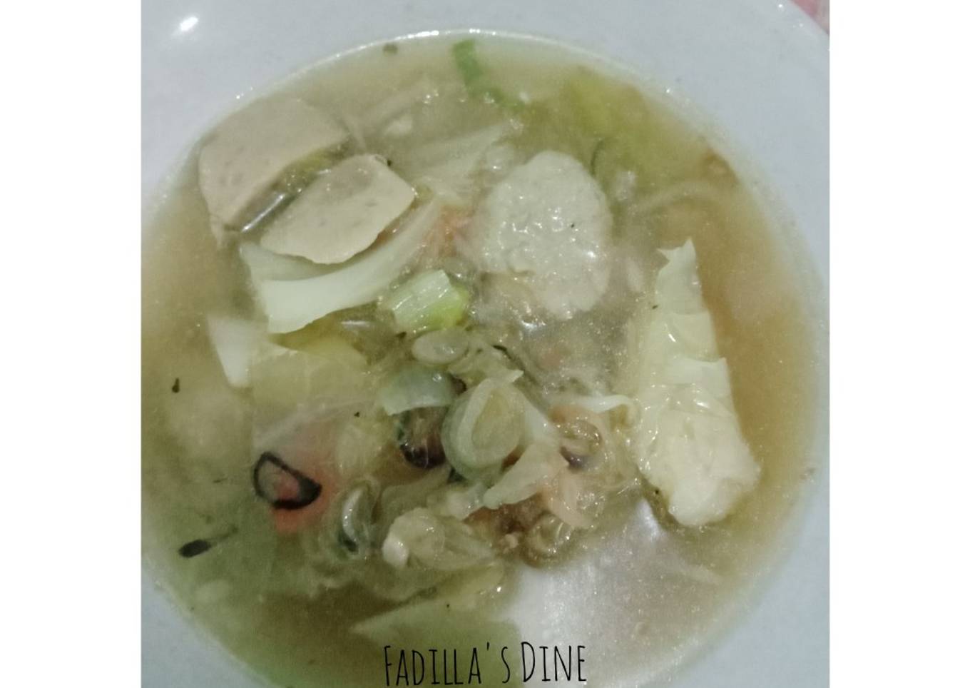 17. Sup sayur sederhana