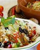 Ensalada de quinoa y bulgur