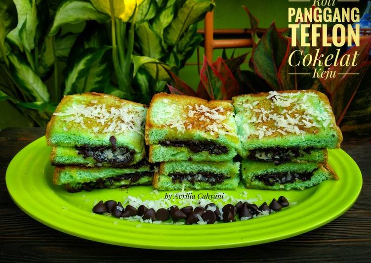 Roti Panggang Teflon Cokelat Keju