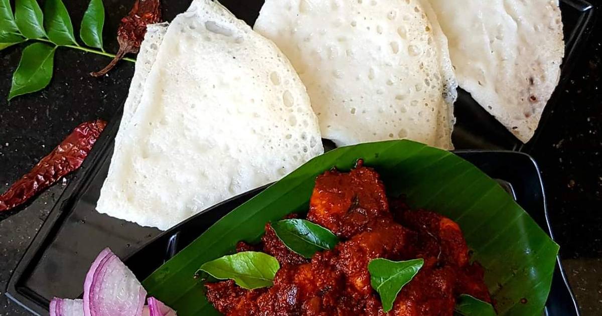 Neer Dosa & Prawn ghee roast Recipe by Yum Cyclopedia Cookpad