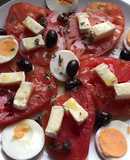 Ensalada de tomate valenciano