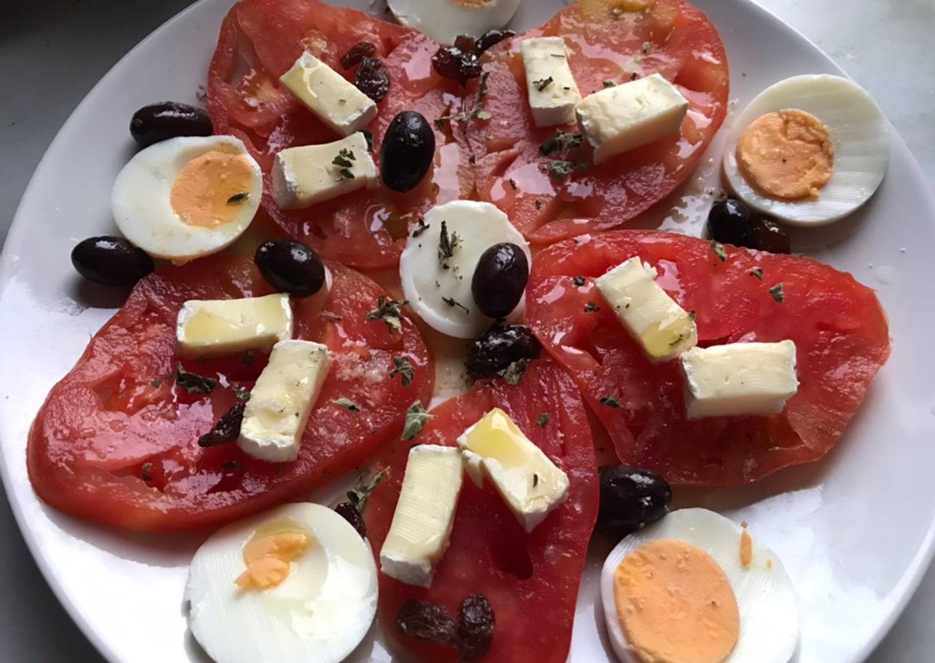 Ensalada de tomate valenciano