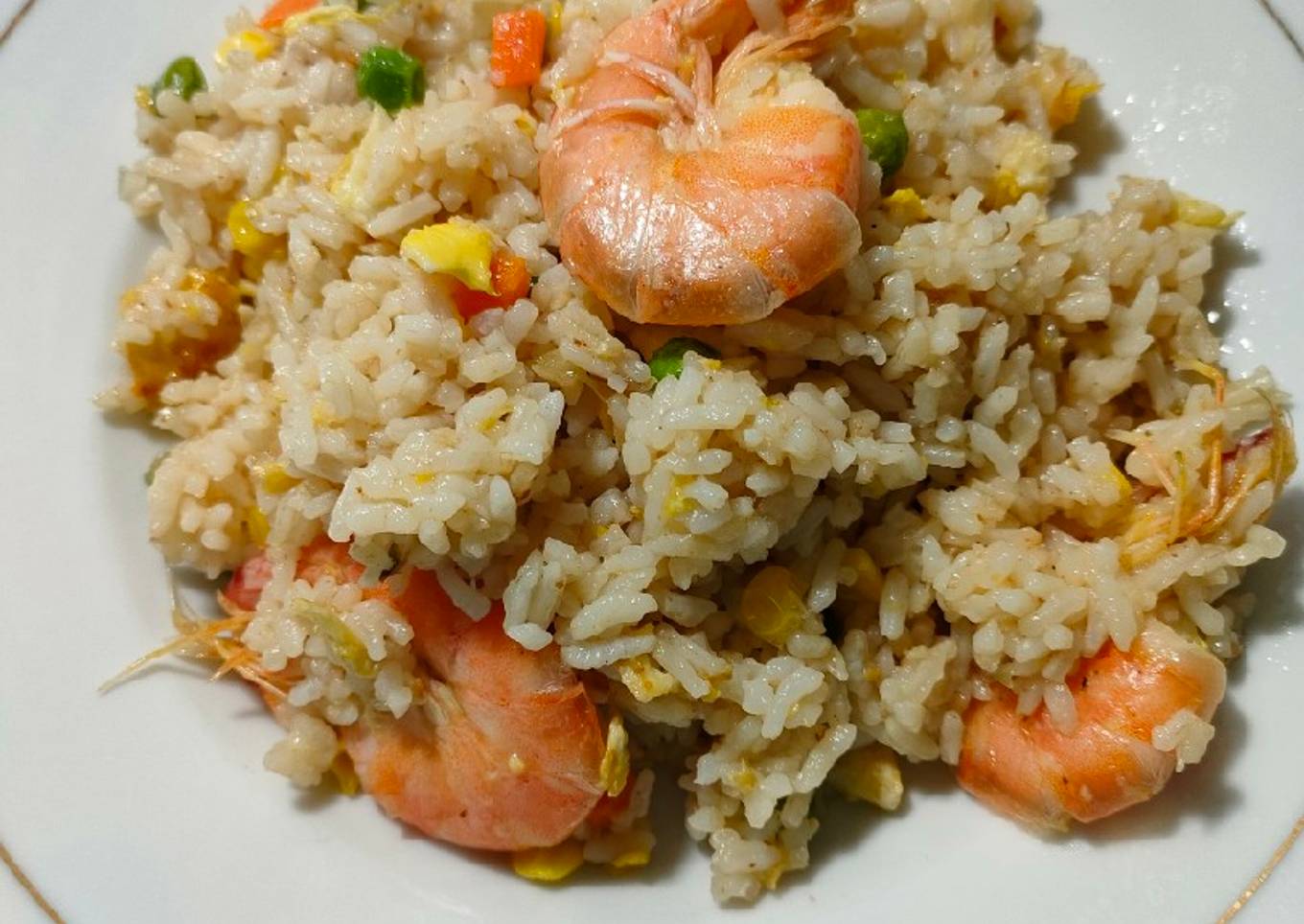 Nasi Goreng Udang Sayur