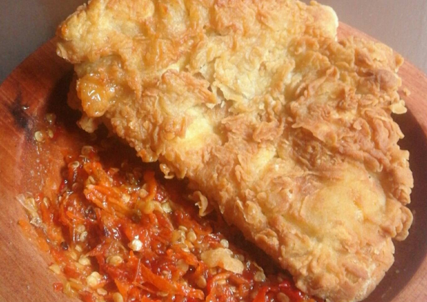 Telur Geprek Crispy