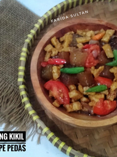 Foto resep Oseng Kikil Tempe Pedas
