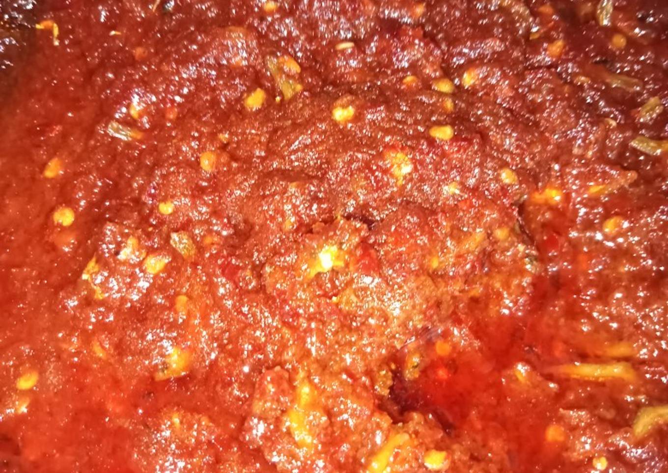 Sambel cabe nasi kuning