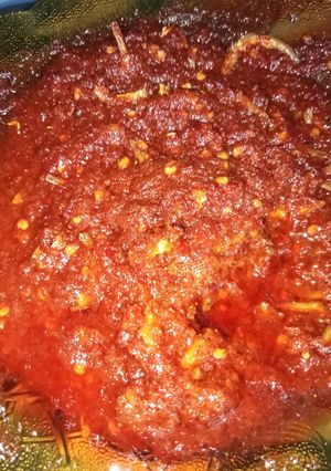 Foto resep Sambel cabe nasi kuning