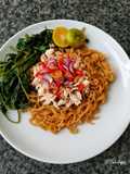 Mie goreng sambal matah (mie instan hack)