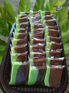 Foto resep Brownies Kukus Coklat Pandan