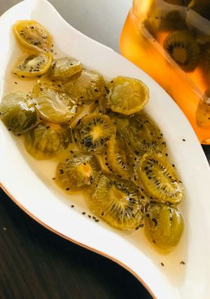 عکسی از دستور مربای کیوی