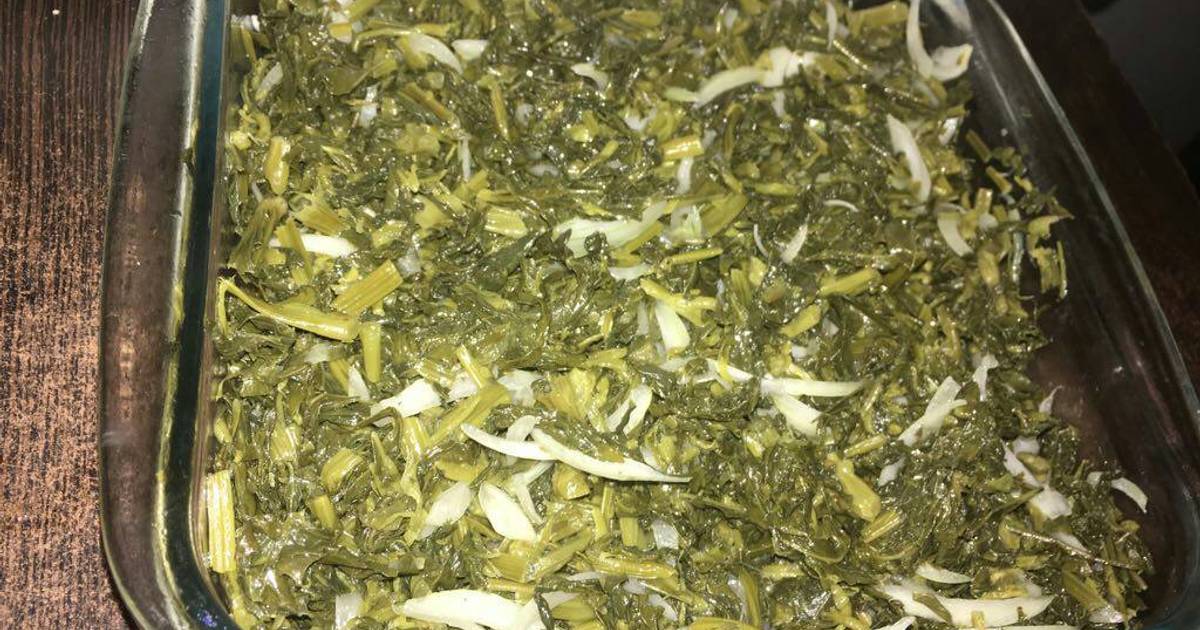 Boer beans leaves Recipe by clara Cookpad