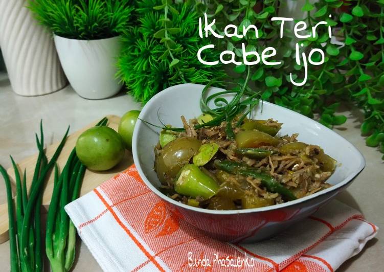 Resep Ikan Teri cabe Ijo yang Bikin Ngiler