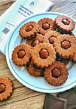 A picture of Dark Chocolate Sea Salt Shortbread by Maggy.
