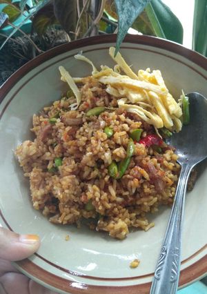 Foto resep Nasi Goreng Teri Pete