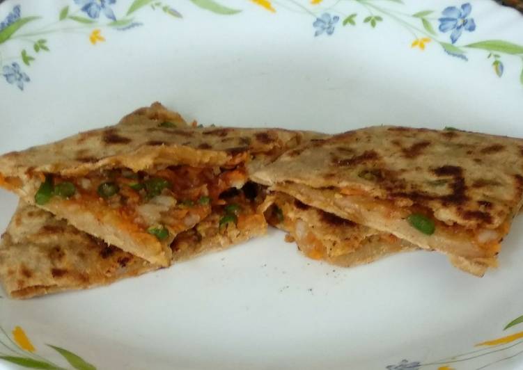 Veg Manchurian Prantha