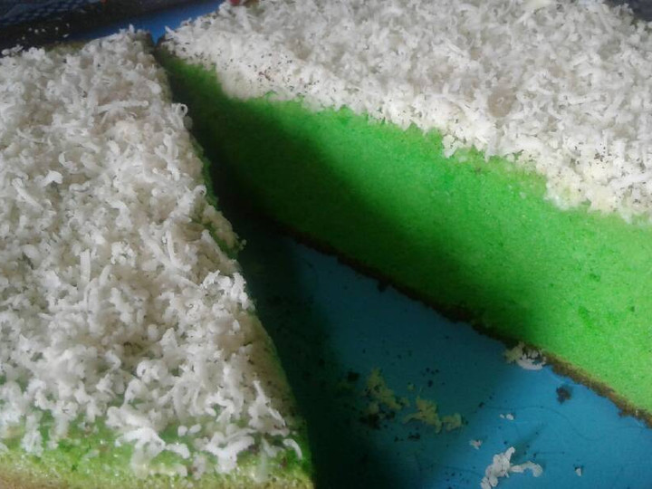 Bagaimana Membuat Bolu pandan keju panggang sederhana yang Menggugah Selera