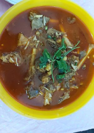 A picture of Goat trotter/Mutton paya.