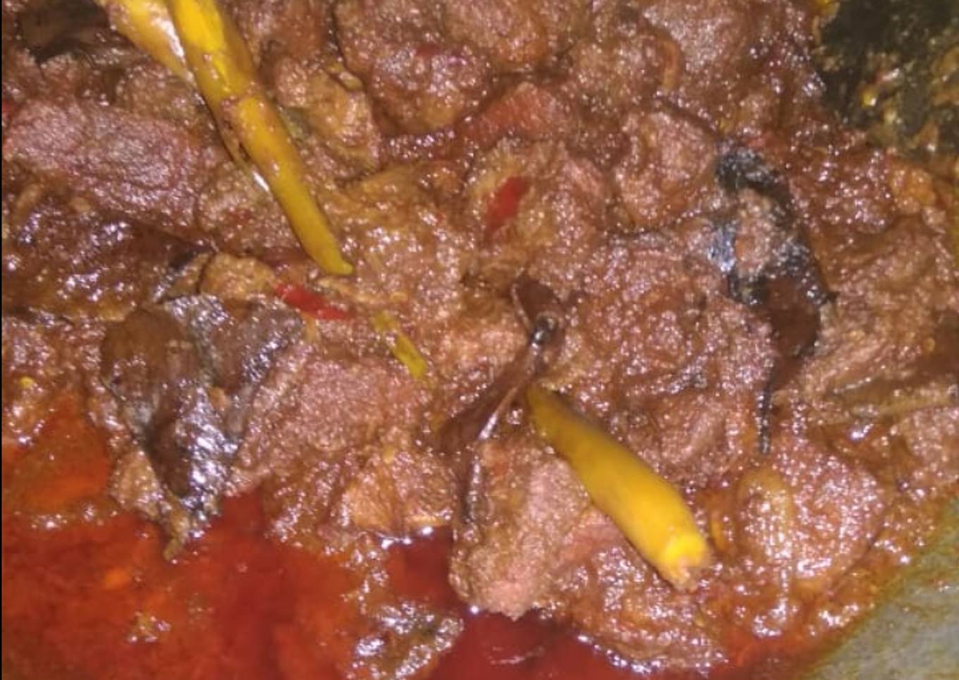 Rendang daging sapi
