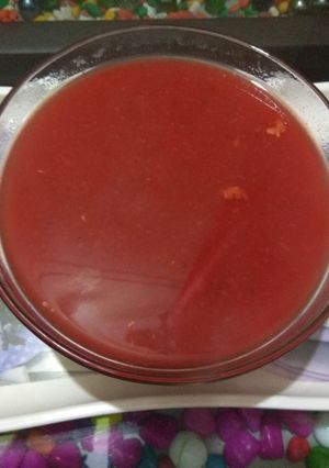A picture of Mix veg soup.