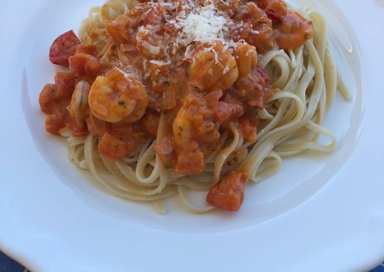 EMPFOHLEN! geheime Rezepte macht Pikante Shrimps-Pasta 🦐