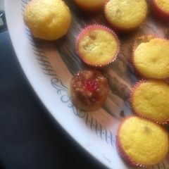 A picture of Pineapple upside down cupcakes.