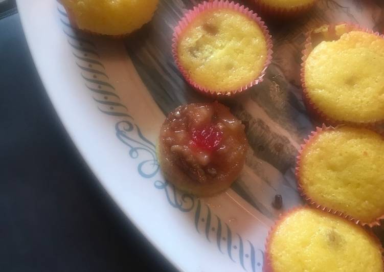 Recipe of Appetizing Pineapple upside down cupcakes