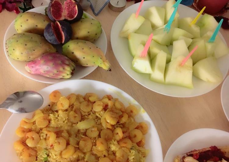 رز ب صلصه الربيان